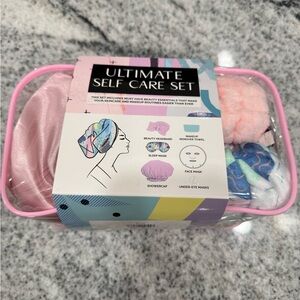 Ultimate Self Care Set with Pink and Blue Accessories